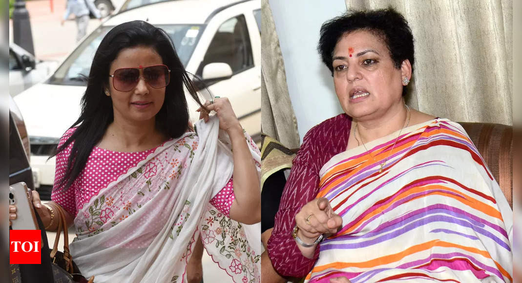 ‘Busy holding up her boss’s pajamas’: Mahua Moitra takes potshots at NCW chief; Rekha Sharma hits back calling her ‘troll’ | India News – Times of India