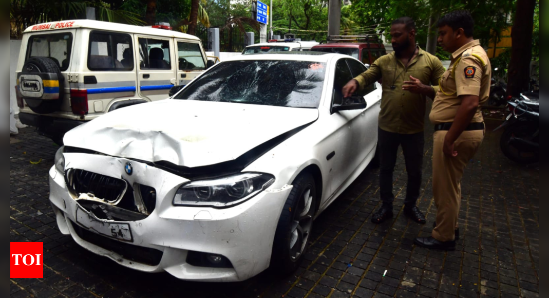 Hit-and-run case: Massive manhunt launched to nab Shiv Sena leader’s son who mowed down woman with BMW, Look out circular issued | India News – Times of India