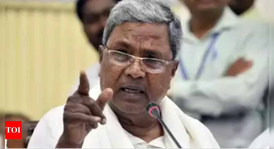 MUDA ‘scam’: Siddaramaiah claims conspiracy as he belongs to backward class and is CM second time | India News – Times of India