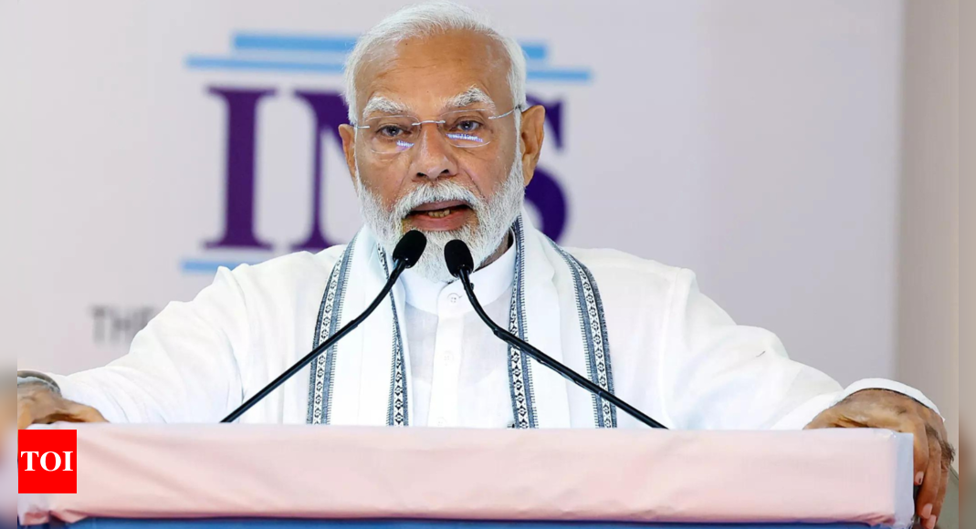 PM Modi urges Indian media to enhance global footprint | India News – Times of India