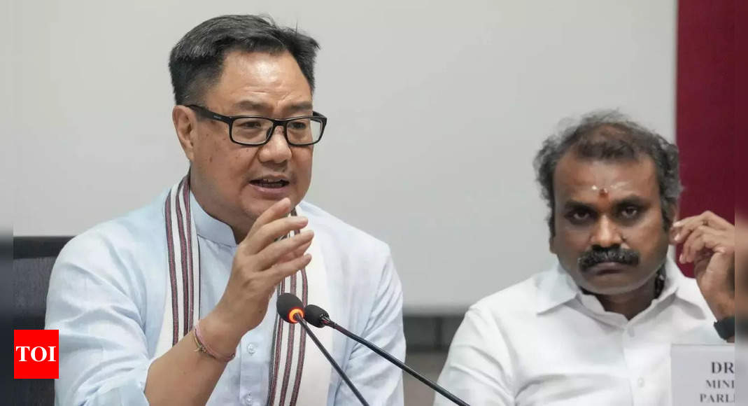 Rijiju reviews infra projects in Arunachal, calls for expediting projects under ‘Buddhist Development Plan’ | India News – Times of India