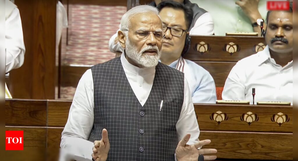 Stop politicising Manipur violence, one day Manipur will reject you: PM Modi to Congress | India News – Times of India