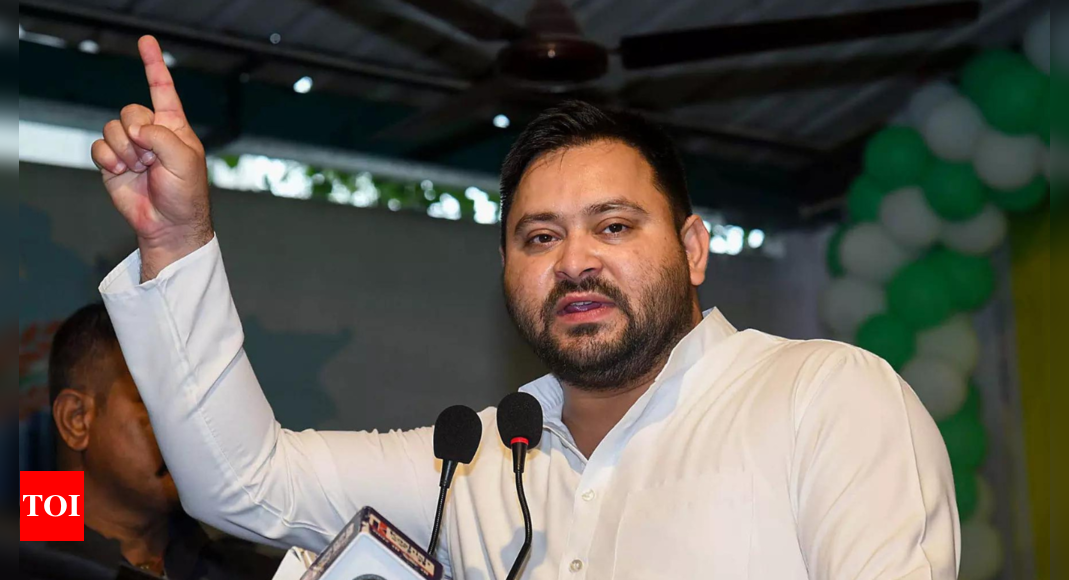 Tejashwi claims another bridge has collapsed in Bihar, official says makeshift structure damaged | India News – Times of India