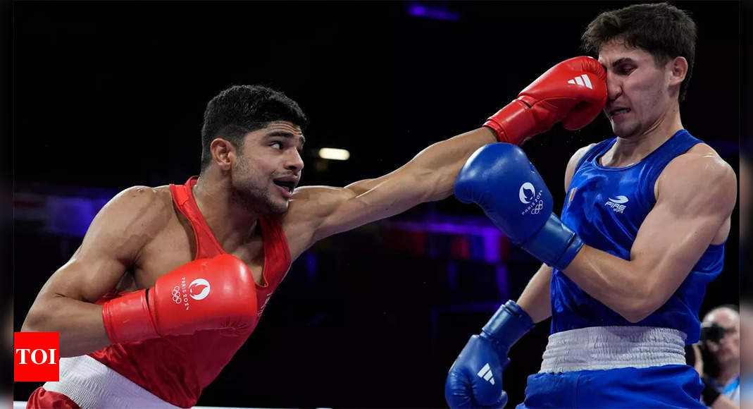 Boxer Nishant Dev bows out of Paris Olympics after quarterfinal loss | Paris Olympics 2024 News – Times of India