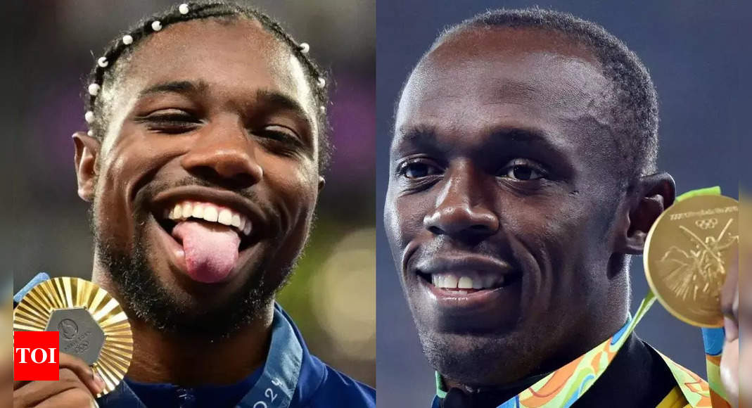 EXPLAINED: How ‘rock star’ Noah Lyles, Letsile Tebogo beat Usain Bolt’s top speed, yet missed 9.58s World Record | Paris Olympics 2024 News – Times of India