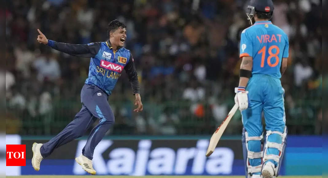 Jeffrey Vandersay grabs six as Sri Lanka sink India in second ODI | Cricket News - Times of India